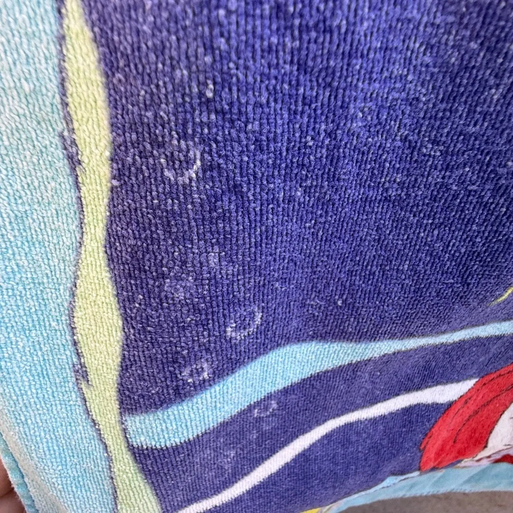 VTG Disney The Little Mermaid 90's Kids Beach Towel‎ Jay Franco & Sons